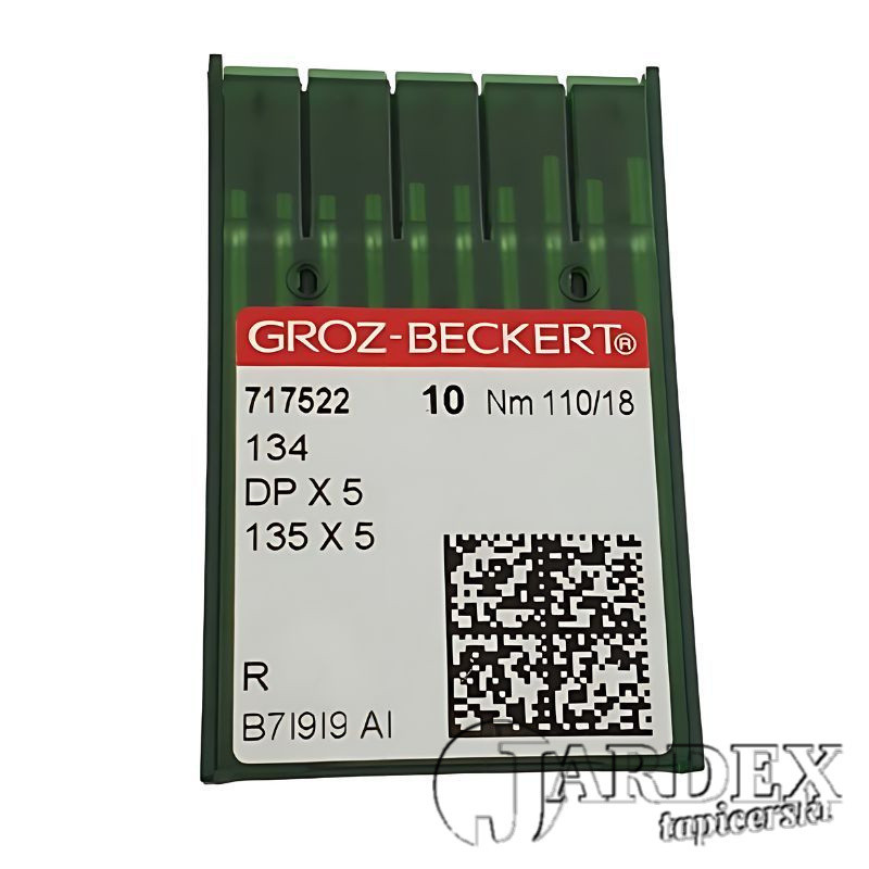 Igła GROZ-BECKERT 134 R/DPX5/135X5 110/18 op. 10 szt. JX6011